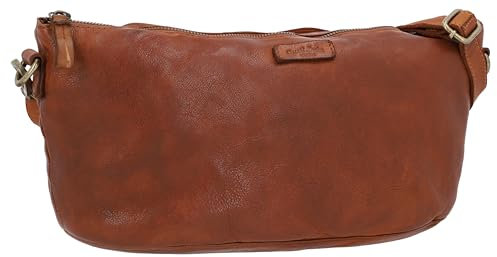 Gusti Handtasche Babytasche Leder Suzi Handtasche Umhängetasche Babybag Braun Leder