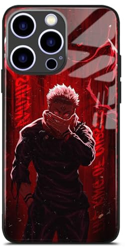 Akatxezy Itadori's Sukuna Stylish Anime Phone Case - Personalized Manga Pattern Cover for iPhone 15 Pro Max