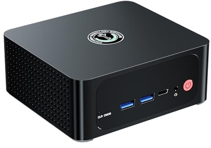 TRIGKEY Mini PC Ryzen7 7735HS (jusqu'à 4,75 GHz, 8C/16T), 32 Go de RAM 500D SSD, équipé d'AMD Radeom 680M 12CUs 2200 MHz, écran DP+HDMI+USB4.0 4K, WiFi-6, BT5.2, LAN 2,5G, Mini-Ordinateur S6 Pro
