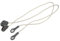 Paxanpax PLD1882 395mm Long Thread Length Grey Ended Type Dishwasher Door Hinge Brake Ropes Fits Beko Produced Models - Pack of 2