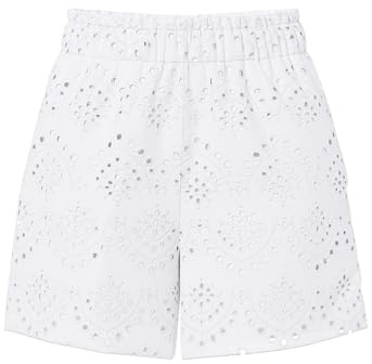 PIECES Female Shorts PCVILDE Broderie Anglaise | Shorts