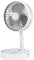 ANAIUCY Desktop Folding Fan Long Battery Life Wide-angle Air Supply Stretching Table Fan Low-noise Dormitory Storage Wall-mounted Fan Mini Fan (Color : White)