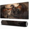 EOMKSE Mouse Pad Gaming Large Desk Pad Washable Mouse Pad Laptop Desk Mat,Gorgeous fantasy red dragon art - digital illustration,Home Mouse Pad with Anti-Slip Rubber Base,12x31.5 in