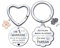 YJYJZX 2 Cadeau Parrain et Marraine Porte-clés,Cadeau Parrain Marraine Bapteme,Cadeau Parrain Marraine Demande Annonce Naissance Baptême Communion,Cadeau Surprise Noël (2)