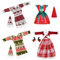 Weihnachten Puppe Kostüm, 4 Teiliges Weihnachten Kleidung für Puppen, Kleider für Puppen, Kleidung für 30 cm Puppen, Wichtel Kleidung Miniatur, Kinder (B)
