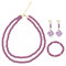 oosheon Prinzessin Schmuck Set, 1 Halsketten+ 1 Armbänder + 2 Ohrringe, Mädchen Dress up Zubehör, Kinder Schmuckset Mädchen, für Prinzessin Rollenspiel Accessoire Dekoration