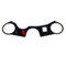 Motorrad Tank Aufkleber Carbon Tankdeckel Aufkleber Tankpad Gabel Gabelbrücke Oberklemme Aufkleber Für SUZUKI Für GSXR 600 750 1000 K3 K4 K5 K6 K7 K8 K9 L17 Motorrad Kraftstofftank Aufkleber Pad(6)