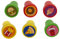 Fast Food Stempel - Motivstempel im 6er-Set