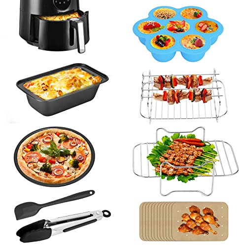 Kit d'accessoires pour friteuse à air comprimé - Pour barbecue à pizza - Pour la série double pan