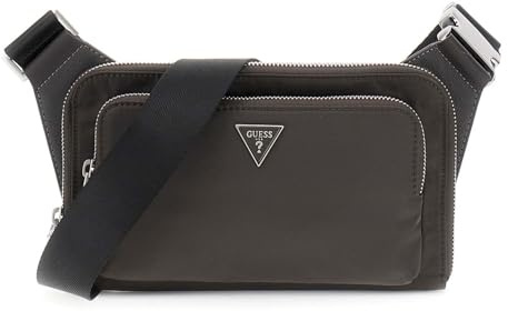 GUESS Gürteltasche Milano Flat Bumbag Deep Taupe Dunkelbraun