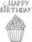 Salutare Stationery Geburtstagskarten zum Ausmalen mit Schrift