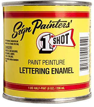 1 Shot Sign Painters' Lettering Enamels 236ml 160L Violet