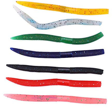 Angelwurm, gummiwürmelwurm Forelle,Rote Würmeln Köder Weichköder, 13,5 cm / 8g Weiche Fisch Köder künstliche Silikonköder lebendiger Wurm lockt lebensechtes Swimbait für das Forellenfischen