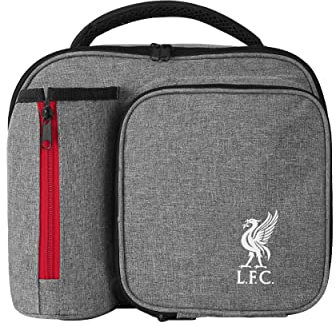 FOCO Official Liverpool FC Football Lunch Bag with Bottle Holder