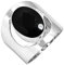 Jeweloporium 925 Silber Ringe für Damen Größe 52(16.6) Real Schwarzer Onyx mit Stein Solitär Silber Ringe Ostern Geschenk Kostüm Schmuck