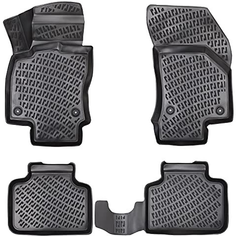 Elmasline 3D Gummimatten Set für MAZDA3 2003-2009 | Fußmatten mit extra hohem Rand | Zubehör