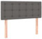 vidaXL Kopfteil Polsterkopfteil Betthaupt Bettkopfteil für Bett Bettgestell Bettrahmen Schlafzimmer Bettzubehör Grau 80x5x78/88cm Kunstleder