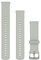 Garmin Schnellwechsel-Armband 18mm, passend für Venu 2S/ 3S, Vivoactive 4S, Vivomove 3S, Legacy Hero Rey/Captain Marvel, Forerunner 255S/ 265S, Salbeigrau