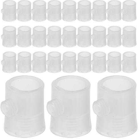 Angoily 50pièces Clips De Serrage De Câbles Plastique Accessoires De Sécurisation pour Éclairage Suspendu Et Câbles Électriques