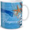 TRIOSK Tasse Wangerooge Nordsee Insel Souvenir Geschenk Maritim für Reiselustige Nordseeliebhaber Frauen Männer Büro Kollegen, Keramik 300ml