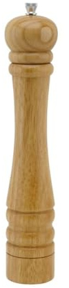 FM Professional Pfeffermühle, Holz, Schwarz, 32 cm | Salz- und Pfeffermühle, zuverlässiges Keramikholz, stabiles Format 32 cm, praktisches Tafelservice
