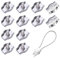 Healife 12 Stück M3 Drahtseilklemme Edelstahl für 3mm Drahtseile - Langlebige Simplex Klemme für Stahlseil, Wäscheleine, Seilklemme, Markise - Fixierung, Sicherung - DRAHTSEIL 3MM