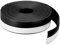 QUARKZMAN Silicone Sigillo Striscia 25mm Striscia Tenuta Silicone per Porta Bozza Tappo Adesivo Nastro Finestra Casa Doccia Vetro Spazi Lunghezza 8m Nero