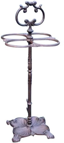 Porte-Parapluie Vintage Porteparapluies en Forme De Fleur De Style Industriel Porte Parapluies en Fonte Fait Main pour Jardin Installation Facile Décoration Artistique