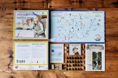 Grenzenlos durchs Erzgebirge: Winter Edition. Von Chemnitz nach Komotau in 70 Spielzügen Verlag Tschirner & Kosova
