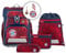 Step by Step Schulranzen-Set CLOUD FC Bayern “Mia san Mia”, 5-teilig, rot blau, ergonomisch mit Reflektoren, höhenverstellbar mit Hüft- und Brustgurt, für Jungen und Mädchen ab der 1. Klasse, 19 Liter