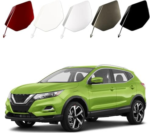 PEJLHK Copertura Gancio Traino Paraurti Anteriore Auto per Nissan Qashqai J11 2019-2021,Tappo Gancio Traino,Tappo di Rifinitura,Materiale ABS,B-White