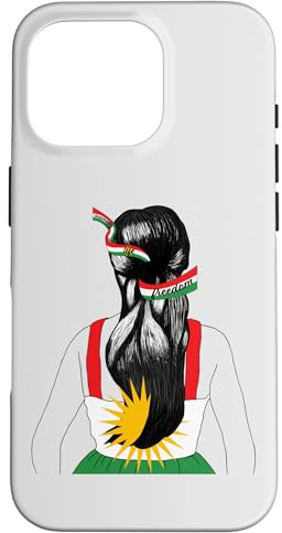 Kurdische Flagge JIN-JIYAN-AZADI Support Kurdische Frauen NO HIJAB Hülle für iPhone 16 Pro