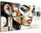 DARO Design® Leinwand Groß 84x56 cm XXL Deko Schlafzimmer Aesthetic Leinwandbilder Wohnzimmer Gemälde Foto Geschenk Living Room Decoration Kunst Portrait Frau Abstrakt Afrikanisch Geometrisch