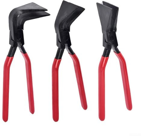Ensemble de pinces à cintrer en métal avec mâchoire droite 45 degrés/90 degrés pour plier et aplatir les tôles en acier à haute teneur en carbone (180°)