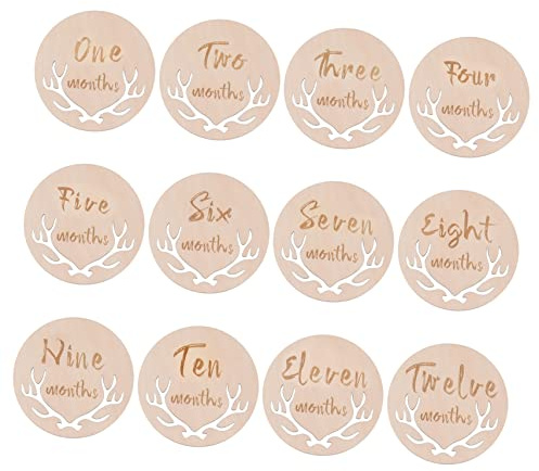 EXCEART 12Pièces Cartes pour Ensemble De Merveilleux Jalons De Développement Souvenirs Photo Créatifs pour Chaque