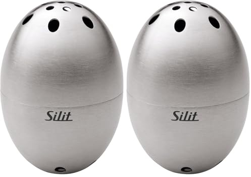 Silit Geruchsvertilger 6,5 cm, Kühlschrank Geruchskiller, Geruchsentferner, Kühlschrank Deo, Anti-Smell, Edelstahl rostfrei, Kühlschrankfrisch (Packung mit 2)