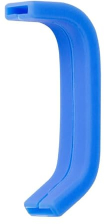 Olympia Silicone Handle Cover for 340ml Jug, Blue J316 CM606 HC608 | Improves grip and insulates hands from heat, providing a slip-resistant barrier during busy commercial service.