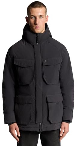 Lyle & Scott Mid Jackets Tactical Wadded Parka X002 Black Ice, XL