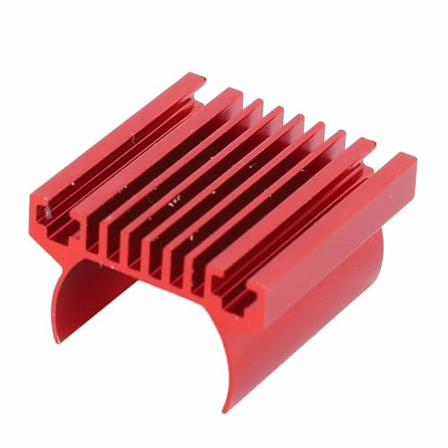 Aluminiumlegierung RC Kühlkörper mit Kühllüfter für 1/18 gebürstete | Effiziente Wärmeableitung für Dauerleistung, leichte Kompaktbauweise, spezifische Passform für 1/18 RC Fahrzeuge