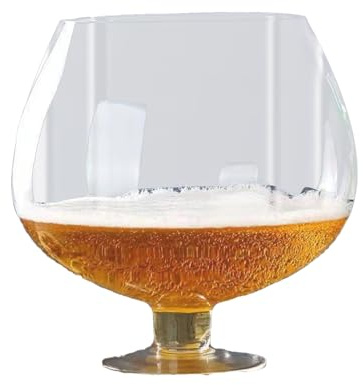 Jarra de cerveza grande – Jarra gigante para beber, taza de mango resistente, jarra transparente clásica (cristalería premium apta para lavavajillas) | Soporte vintage para bebidas de fiesta para