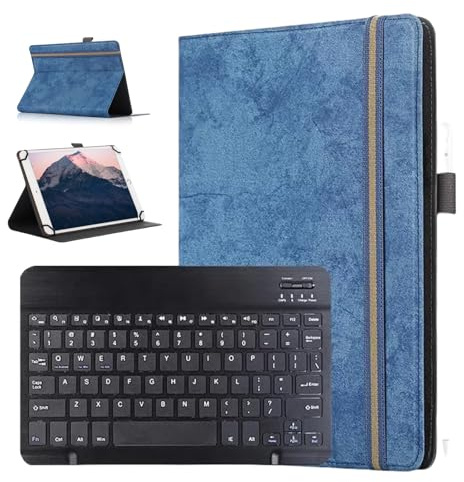 Funda para tablet TCL NXTPAPER 11 Gen 2 de 11 pulgadas con teclado Bluetooth desmontable, teclas de tijera silenciosas, soporte ajustable en ángulo PRSPR para bolígrafo, uso horizontal, 2 en 1 con