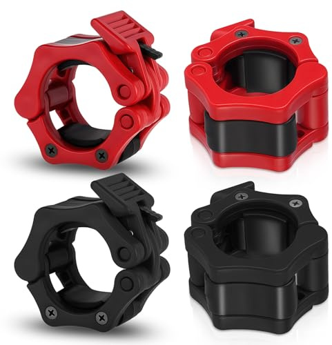 flintronic Abrazaderas de Barra Olímpica, Abrazaderas de Barra de Liberación Rápida de 50/30 mm, Pinzas para Levantamiento de Pesas, para Levantamiento de Pesas Entrenamiento