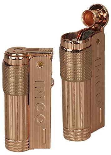 Lifestyle-Ambiente IMCO Feuerzeug Super-Triplex Oil Brass Copper Schriftzug