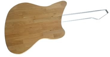 MASTER Couchtisch Wohnzimmertisch Gitarre Holz Eiche massiv Edelstahl Manufaktur ICEBORN