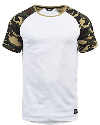 !Solid SDCahil Herren T-Shirt Kurzarm Shirt, L, White Dusty (D0001)