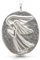 Vilmain Danforth Engel-Ornament aus Zinn, 3,8 cm, handgefertigt in den USA
