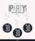 Unique 83785 Black Prismatic 30th Birthday Hanging Decorations,32 6 Pcs, Age 30