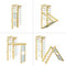 Kidsmont - Espaldera 5 en 1, Plegable, espaldera para espaldera, espaldera, espaldera, espaldera, Escalada, Interior, Pared de Escalada, Azul, Sprossenwand