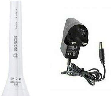 Bosch FLEXXO Genuine 25.2V Lithium Power Charger (VERSION To Charge:- The Serie 4 Flexxo BBH3251GB White Vacuum Cleaner) c/w STANLEY KeyTape (image shown)