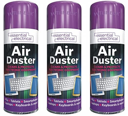 3 x Compressed Air Duster Spray Can Cleaner Electronics Keyboard Electronics 200ml
